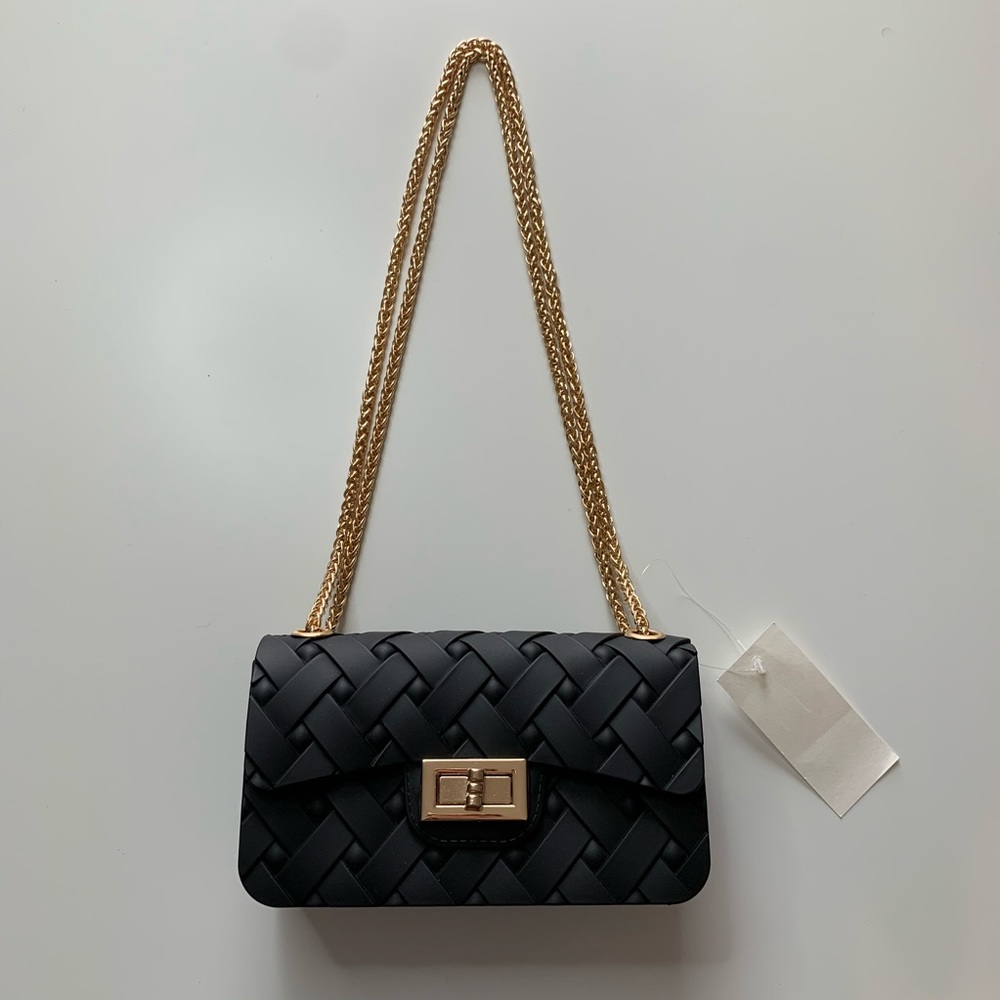 Black mini purse
